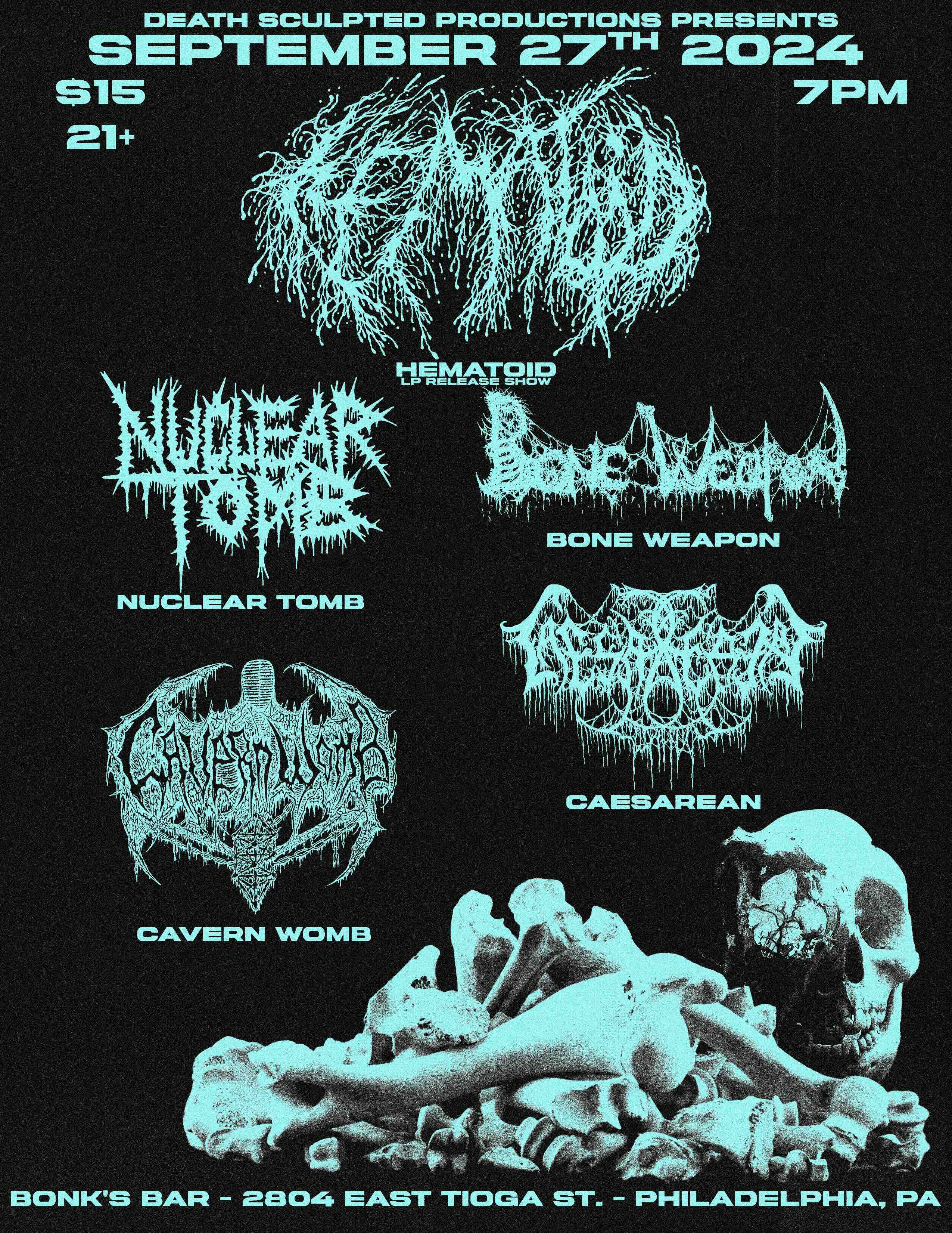 September 27, 2024 show flyer